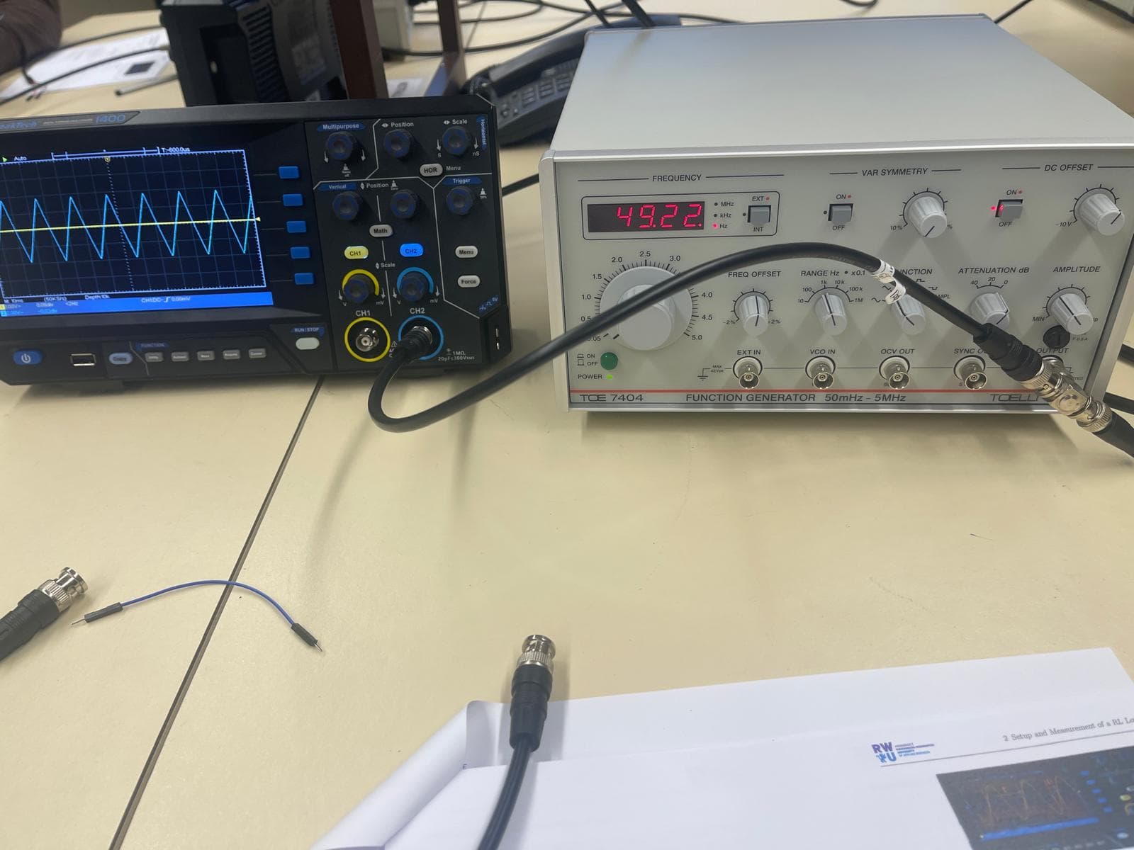 Thumbnail for RC Filter Measurement: Oscilloscope Analysis