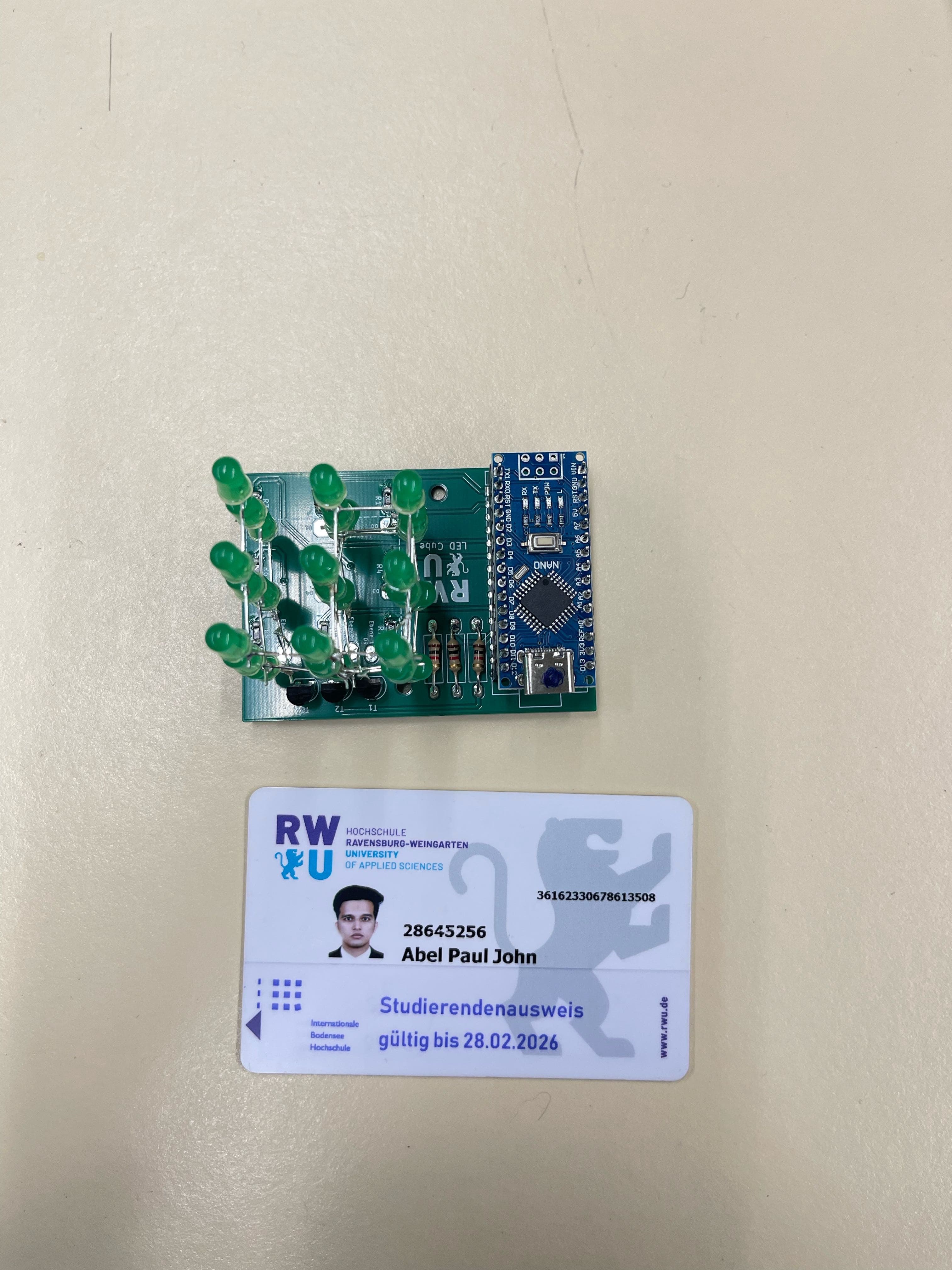 Thumbnail for Hardware Assembly & Soldering: 3×3×3 LED Cube